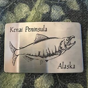 Alaska Salmon Belt Buckle